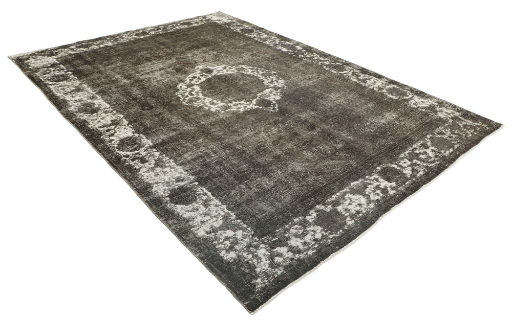 Vintage Royal Collection: Antique Persian Hand-Knotted Rugs in Stonewashed, Recoloured Finishes204 cm x 298 cm