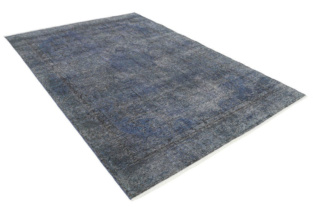 Vintage Royal Collection: Antique Persian Hand-Knotted Rugs in Stonewashed, Recoloured Finishes191 cm x 298 cm