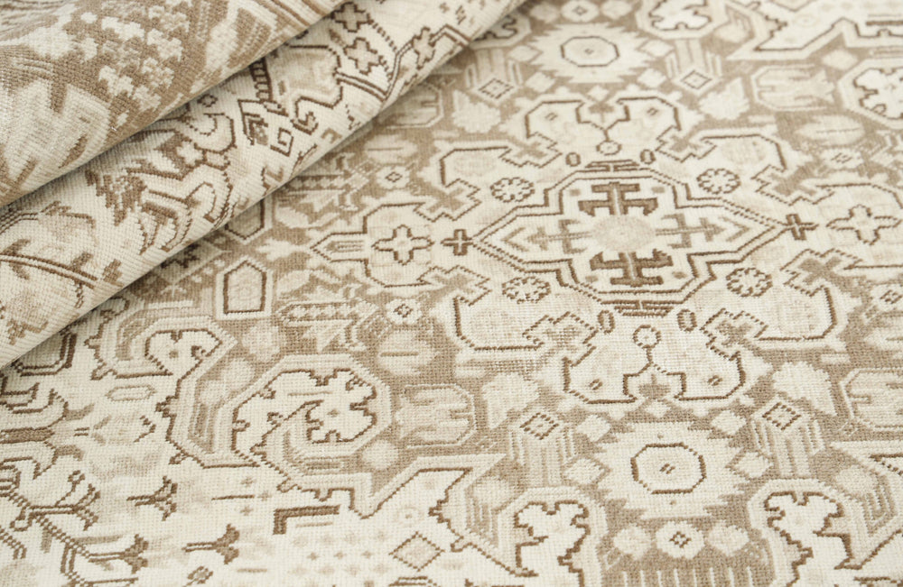 Vintage Royal Collection: Antique Persian Hand-Knotted Rugs in Stonewashed, Recoloured Finishes243 cm x 327 cm