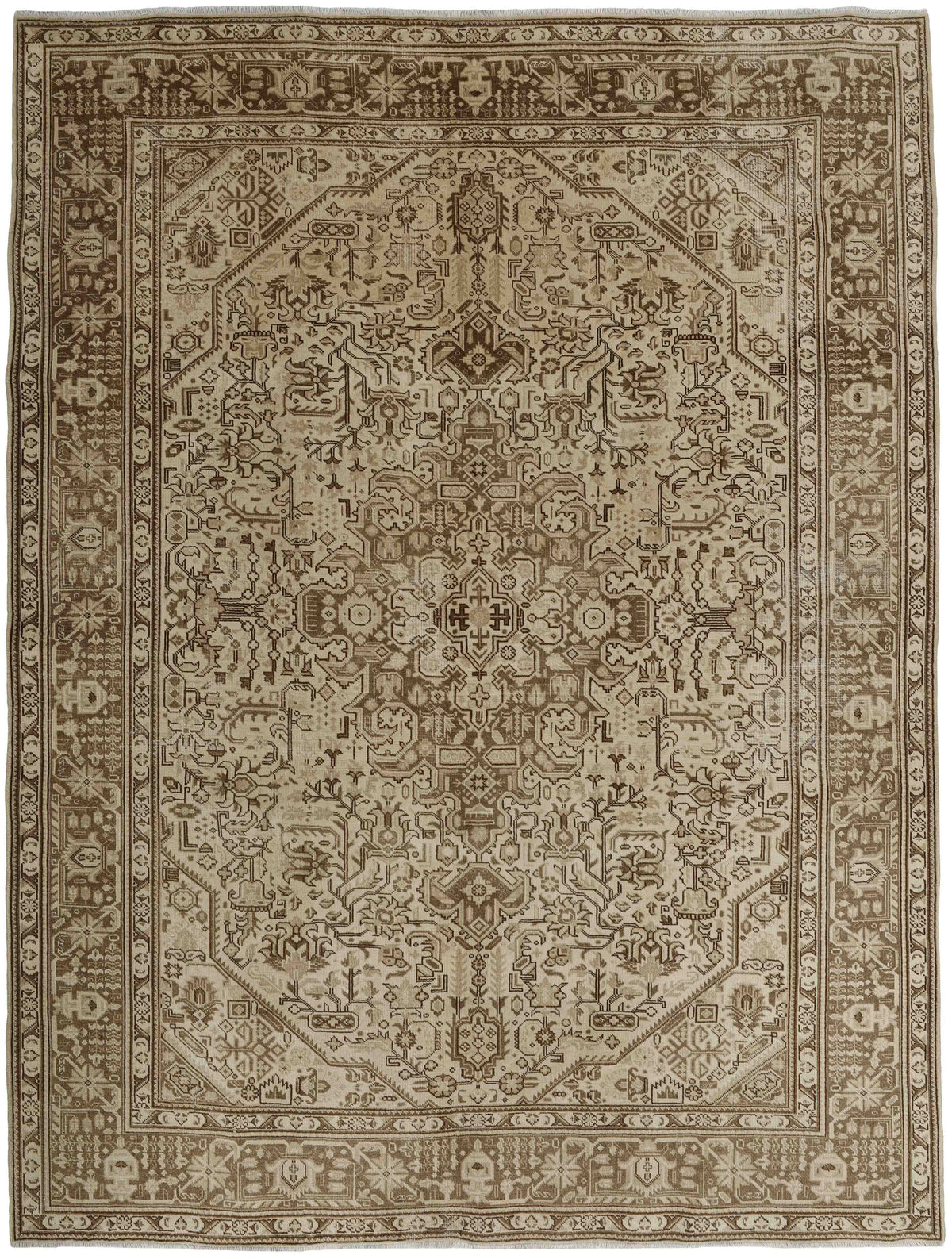 Vintage Royal Collection: Antique Persian Hand-Knotted Rugs in Stonewashed, Recoloured Finishes243 cm x 327 cm