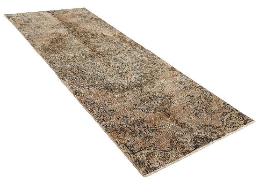 Vintage Royal Collection: Antique Persian Hand-Knotted Rugs in Stonewashed, Recoloured Finishes89 cm x 286 cm