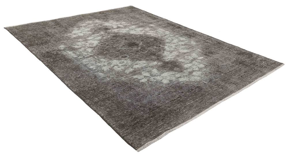 Vintage Royal Collection: Antique Persian Hand-Knotted Rugs in Stonewashed, Recoloured Finishes195 cm x 281 cm