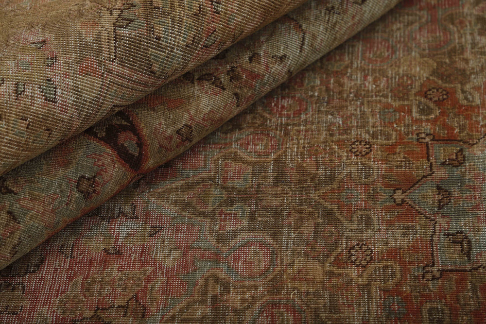 Vintage Royal Collection: Antique Persian Hand-Knotted Rugs in Stonewashed, Recoloured Finishes285 cm x 379 cm