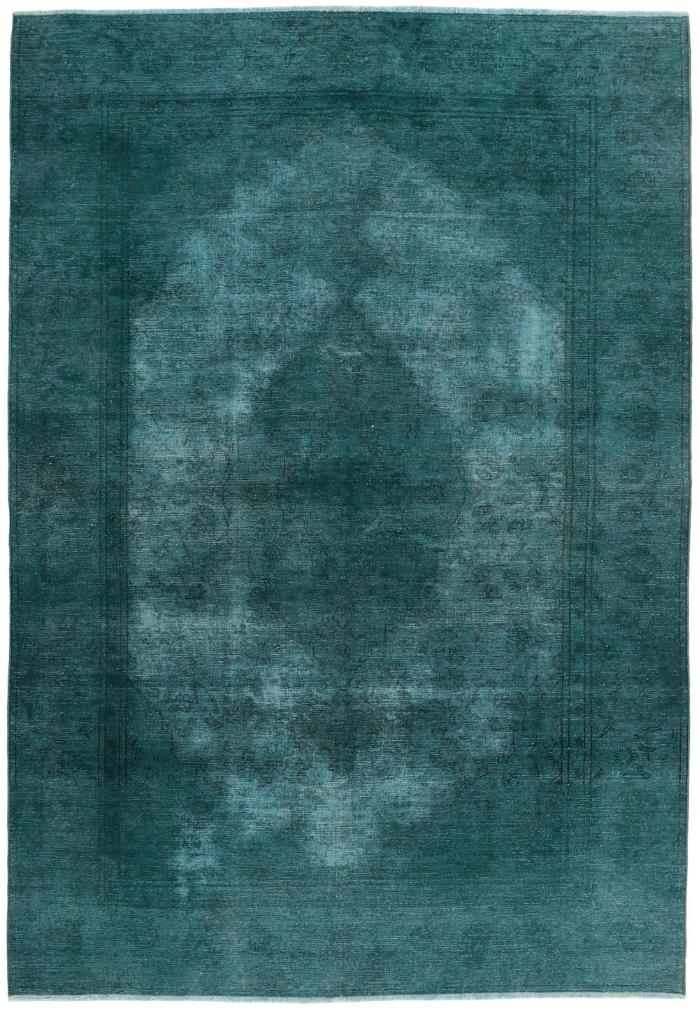 Vintage Royal Collection: Antique Persian Hand-Knotted Rugs in Stonewashed, Recoloured Finishes187 cm x 277 cm