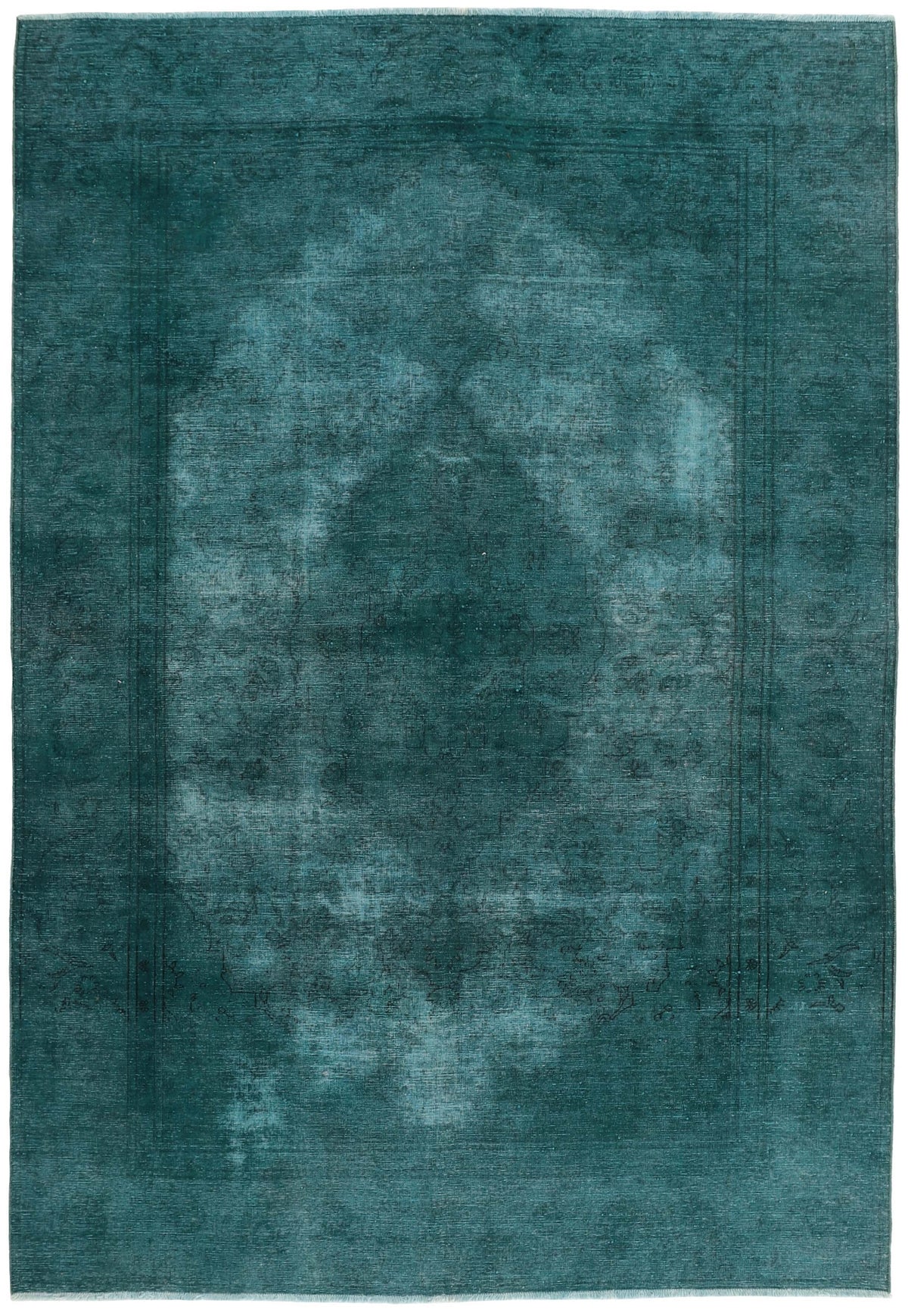 Vintage Royal Collection: Antique Persian Hand-Knotted Rugs in Stonewashed, Recoloured Finishes187 cm x 277 cm