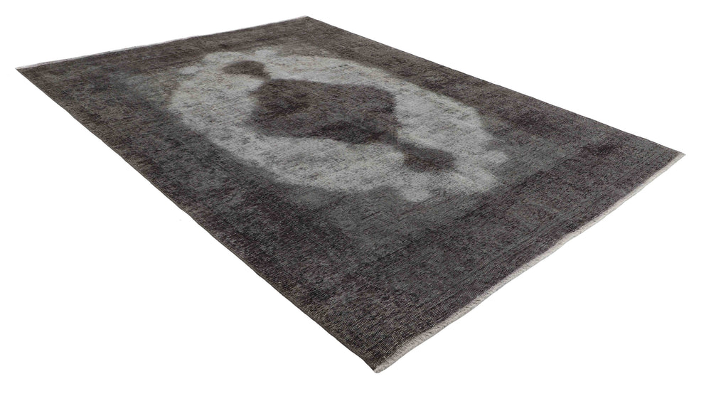 Vintage Royal Collection: Antique Persian Hand-Knotted Rugs in Stonewashed, Recoloured Finishes192 cm x 287 cm