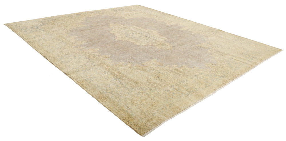 Vintage Kerman Collection: Antique Persian Hand-Knotted Rugs in Recoloured, Stonewashed Finishes269 cm x 364 cm
