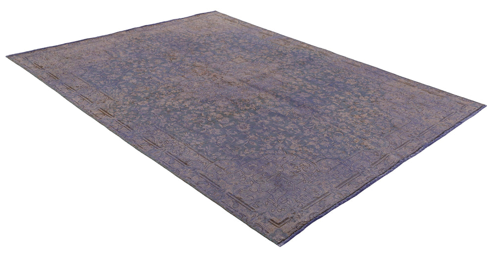 Vintage Kerman Collection: Antique Persian Hand-Knotted Rugs in Recoloured, Stonewashed Finishes167 cm x 243 cm