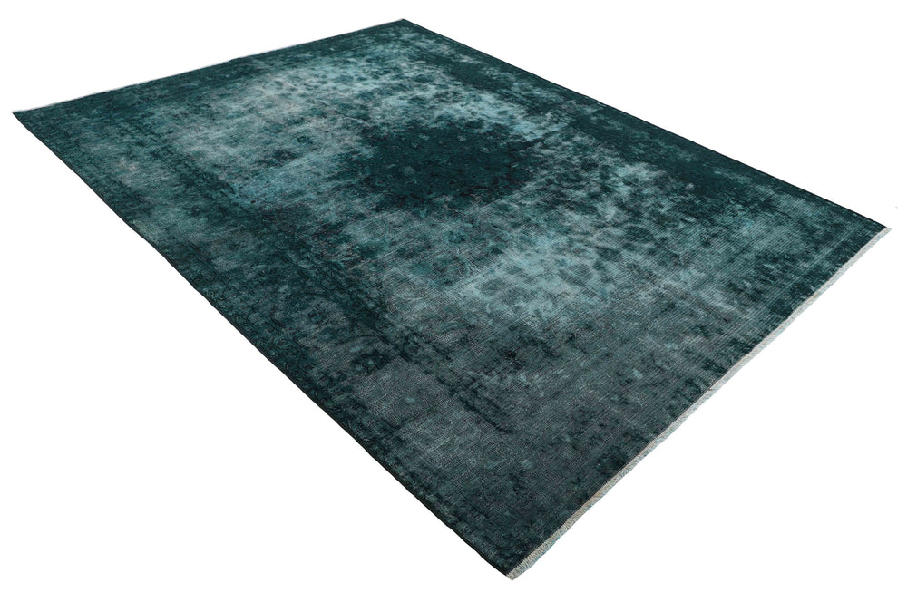 Vintage Kerman Collection: Antique Persian Hand-Knotted Rugs in Recoloured, Stonewashed Finishes175 cm x 247 cm