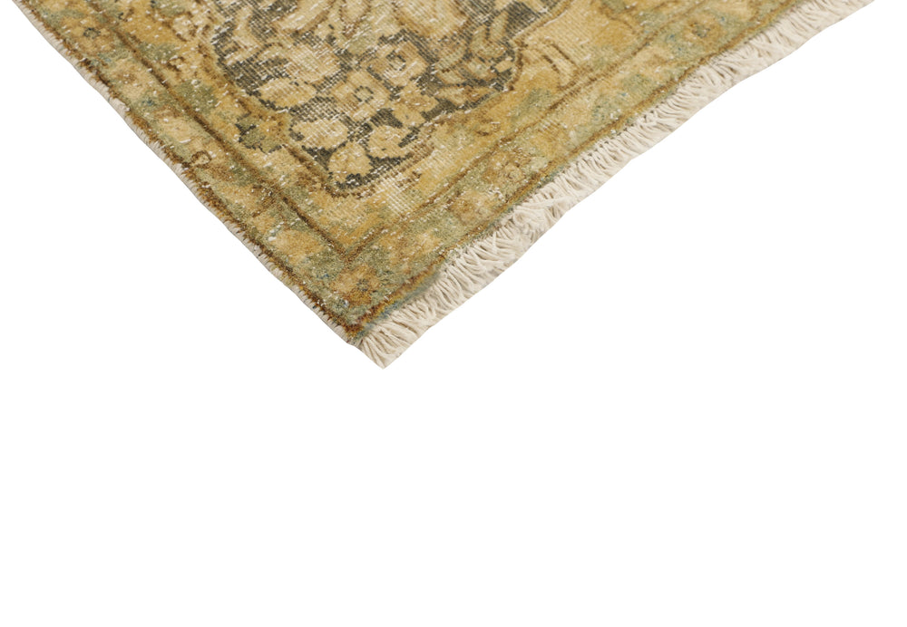 Vintage Kerman Collection: Antique Persian Hand-Knotted Rugs in Recoloured, Stonewashed Finishes224 cm x 319 cm