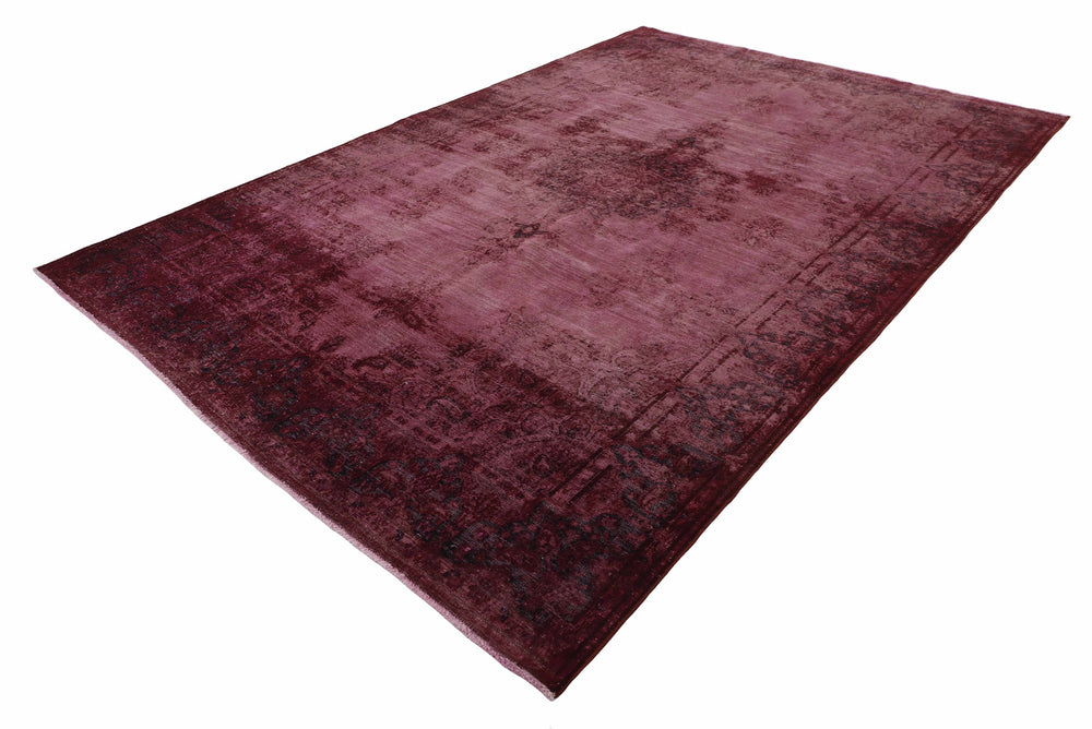 Vintage Kerman Collection: Antique Persian Hand-Knotted Rugs in Recoloured, Stonewashed Finishes211 cm x 308 cm