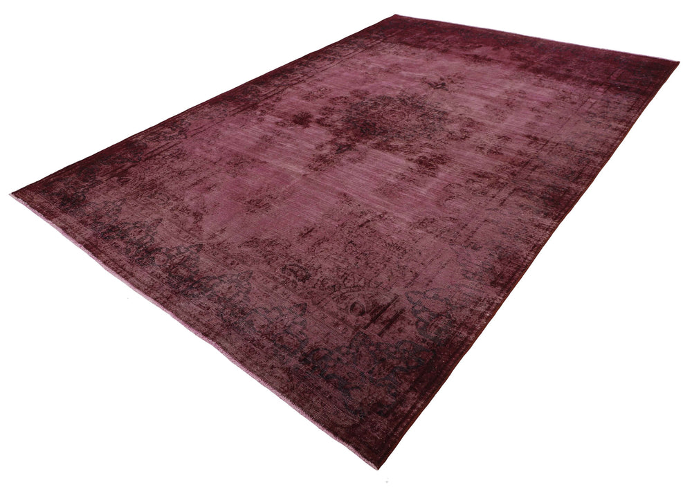 Vintage Kerman Collection: Antique Persian Hand-Knotted Rugs in Recoloured, Stonewashed Finishes211 cm x 308 cm