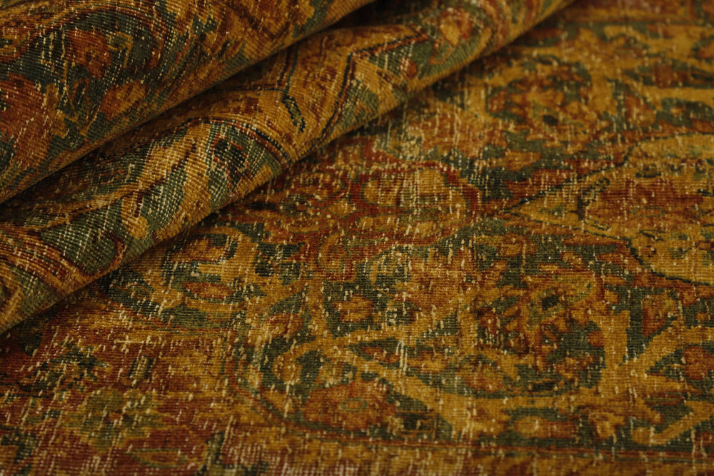Vintage Kerman Collection: Antique Persian Hand-Knotted Rugs in Recoloured, Stonewashed Finishes296 cm x 409 cm