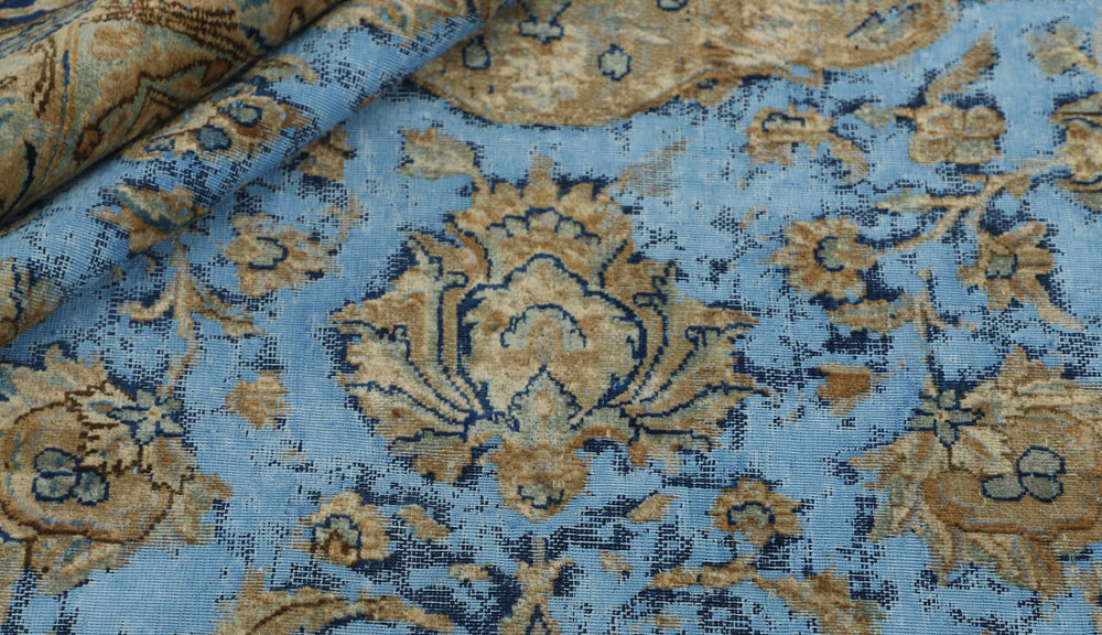 Vintage Royal Collection: Antique Persian Hand-Knotted Rugs in Stonewashed, Recoloured Finishes245 cm x 358 cm