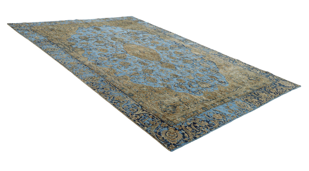 Vintage Royal Collection: Antique Persian Hand-Knotted Rugs in Stonewashed, Recoloured Finishes245 cm x 358 cm