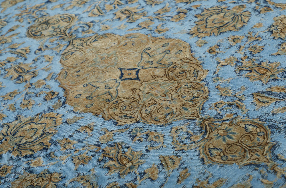 Vintage Royal Collection: Antique Persian Hand-Knotted Rugs in Stonewashed, Recoloured Finishes245 cm x 358 cm