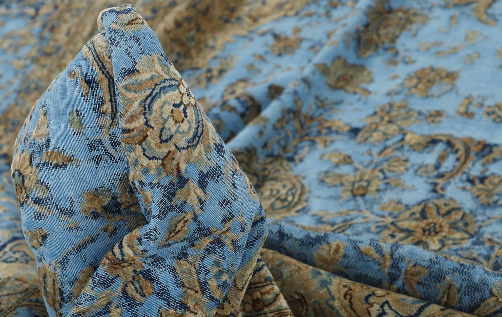 Vintage Royal Collection: Antique Persian Hand-Knotted Rugs in Stonewashed, Recoloured Finishes245 cm x 358 cm