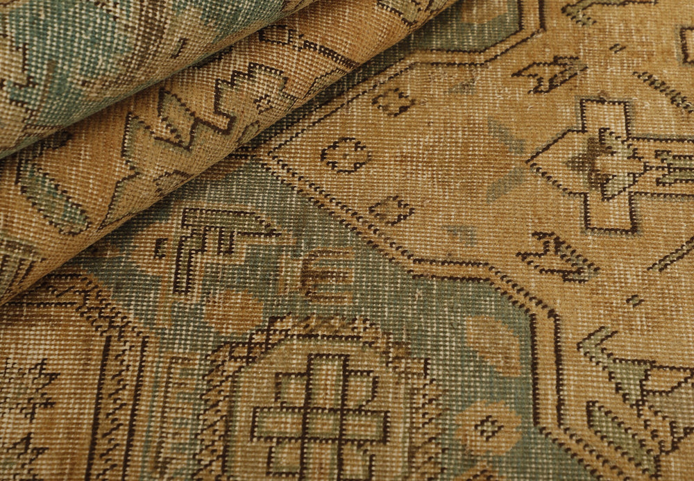 Vintage Royal Collection: Antique Persian Hand-Knotted Rugs in Stonewashed, Recoloured Finishes233 cm x 324 cm