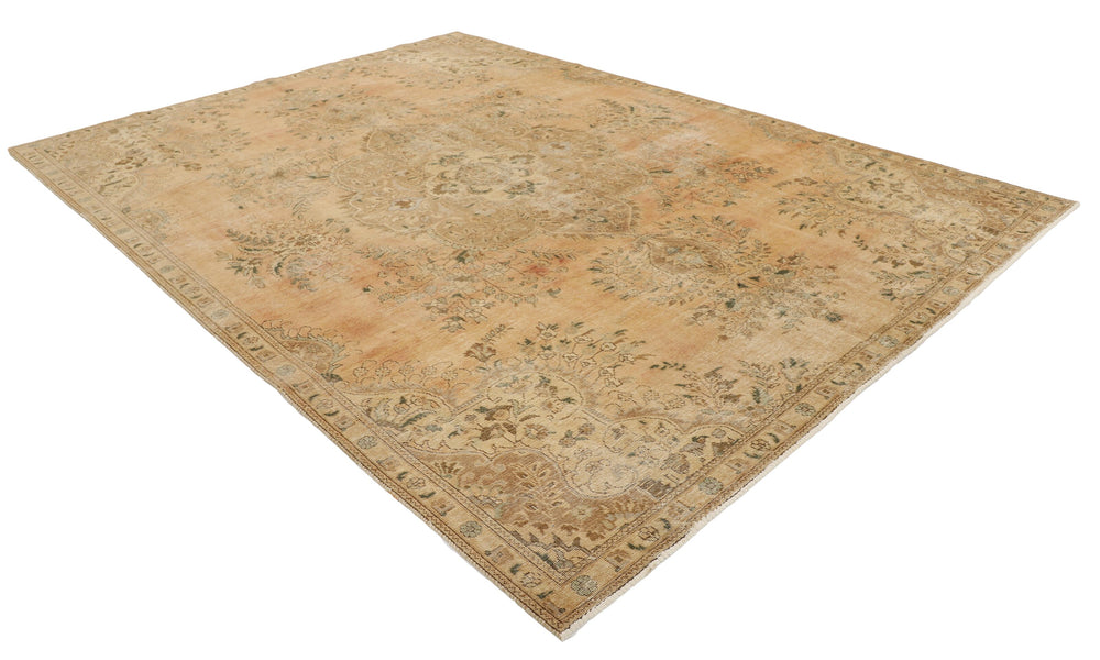 Vintage Royal Collection: Antique Persian Hand-Knotted Rugs in Stonewashed, Recoloured Finishes240 cm x 337 cm