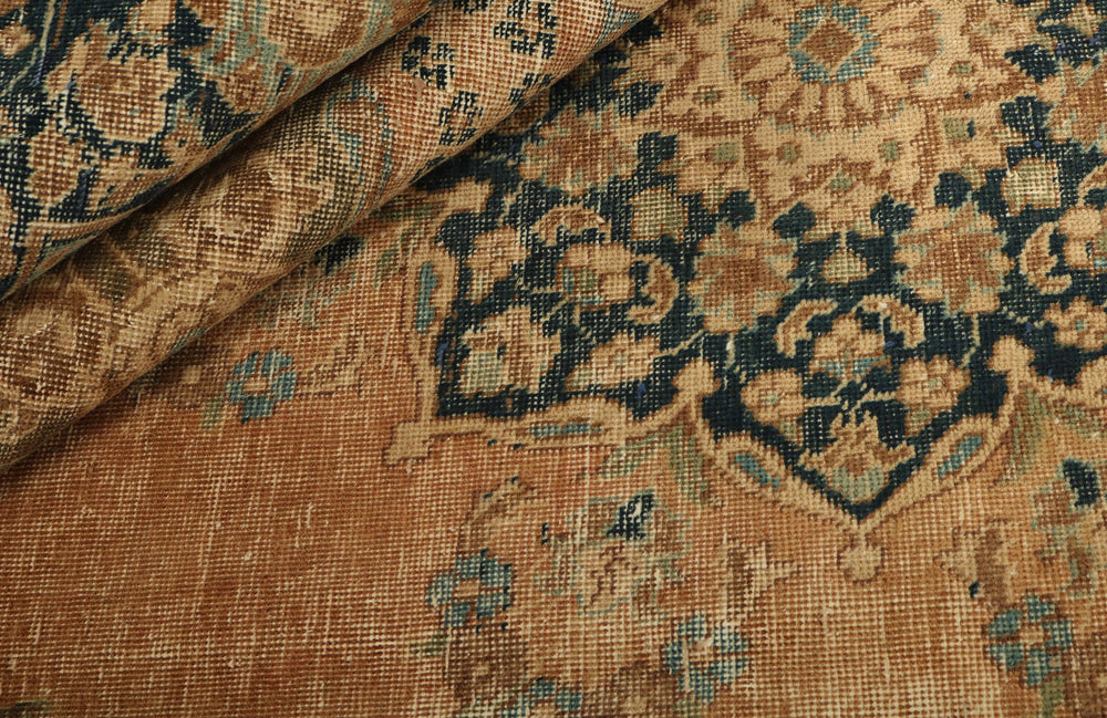 Vintage Royal Collection: Antique Persian Hand-Knotted Rugs in Stonewashed, Recoloured Finishes223 cm x 320 cm