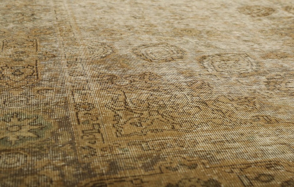 Vintage Royal Collection: Antique Persian Hand-Knotted Rugs in Stonewashed, Recoloured Finishes235 cm x 323 cm