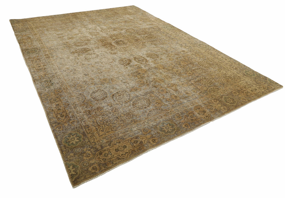 Vintage Royal Collection: Antique Persian Hand-Knotted Rugs in Stonewashed, Recoloured Finishes235 cm x 323 cm