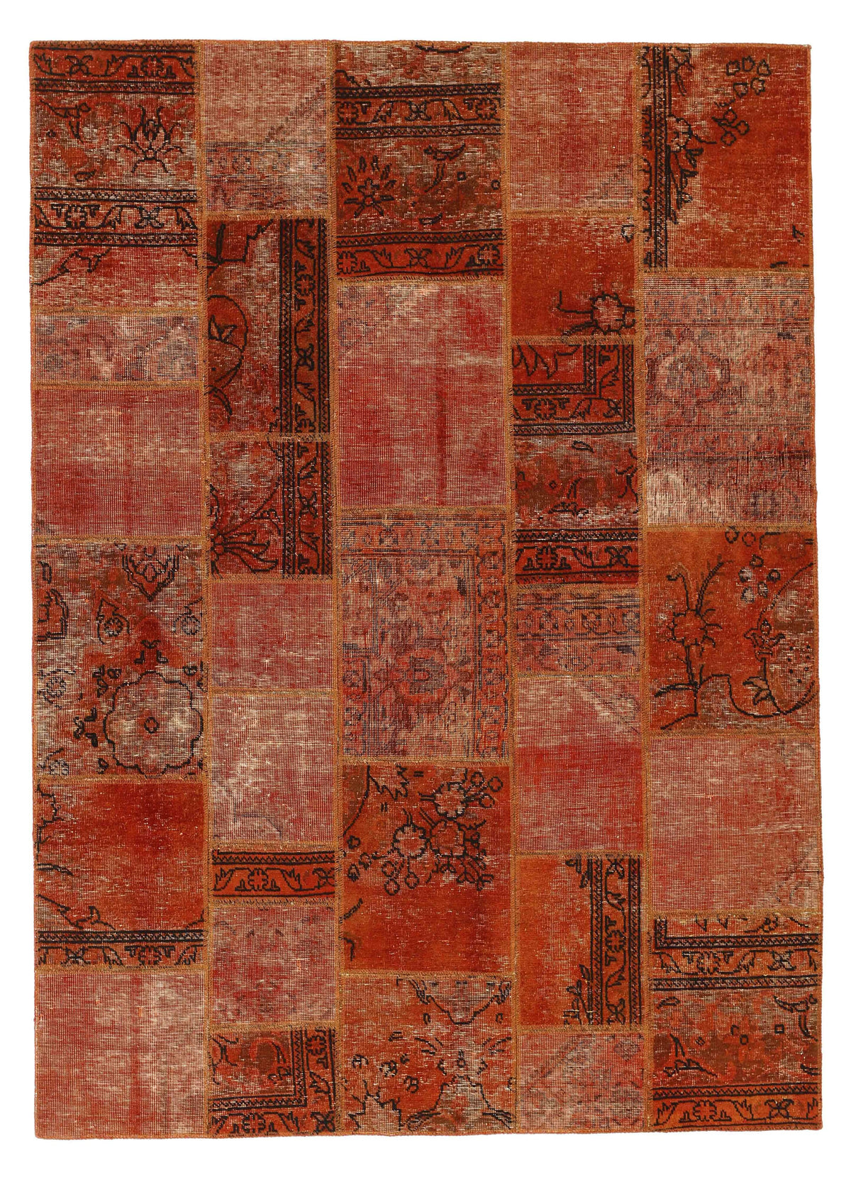 Vintage Royal Patchwork Rugs | Antique Persian Handcraft175 cm x 245 cm