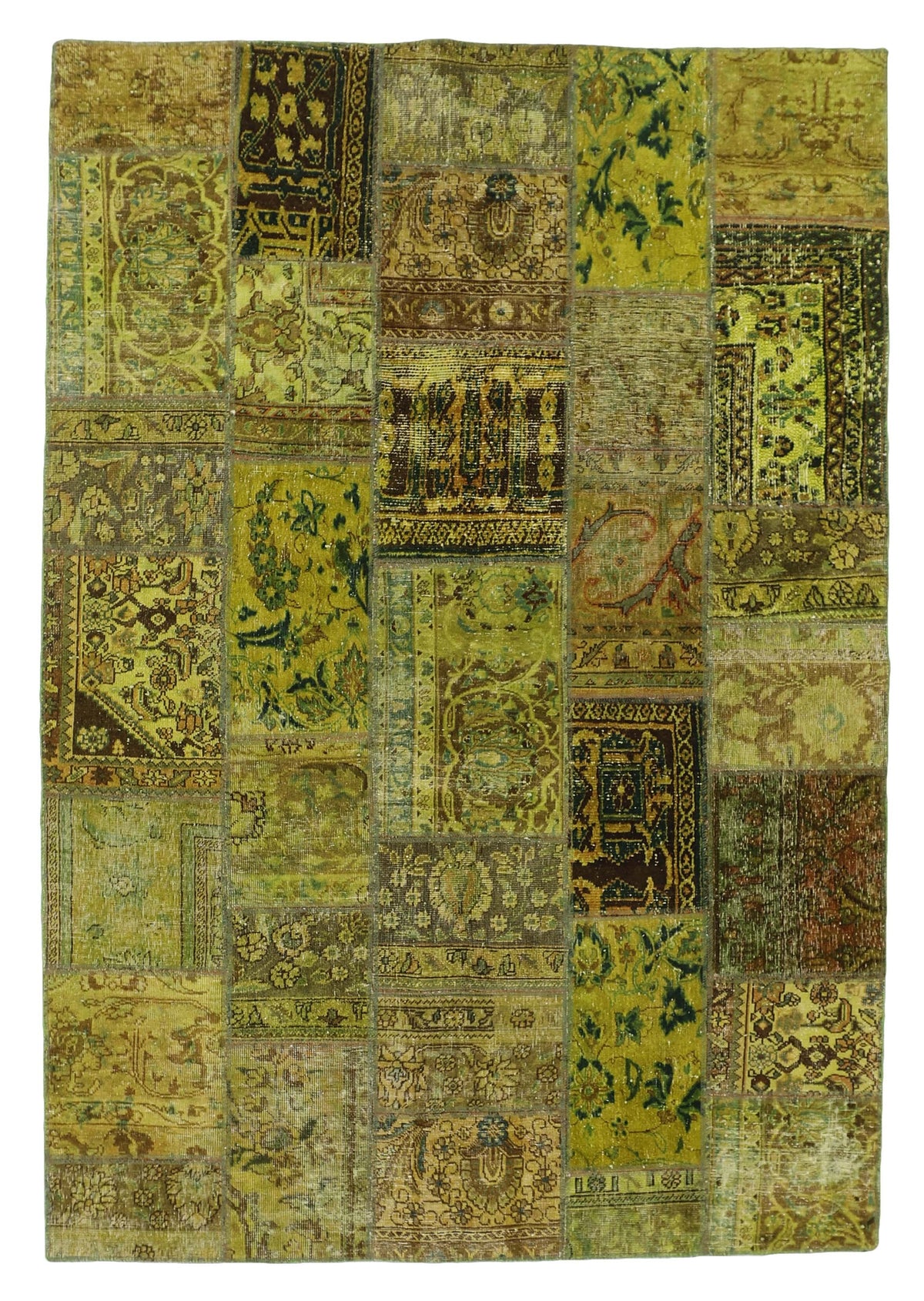 Vintage Royal Patchwork Rugs | Antique Persian Handcraft170 cm x 243 cm