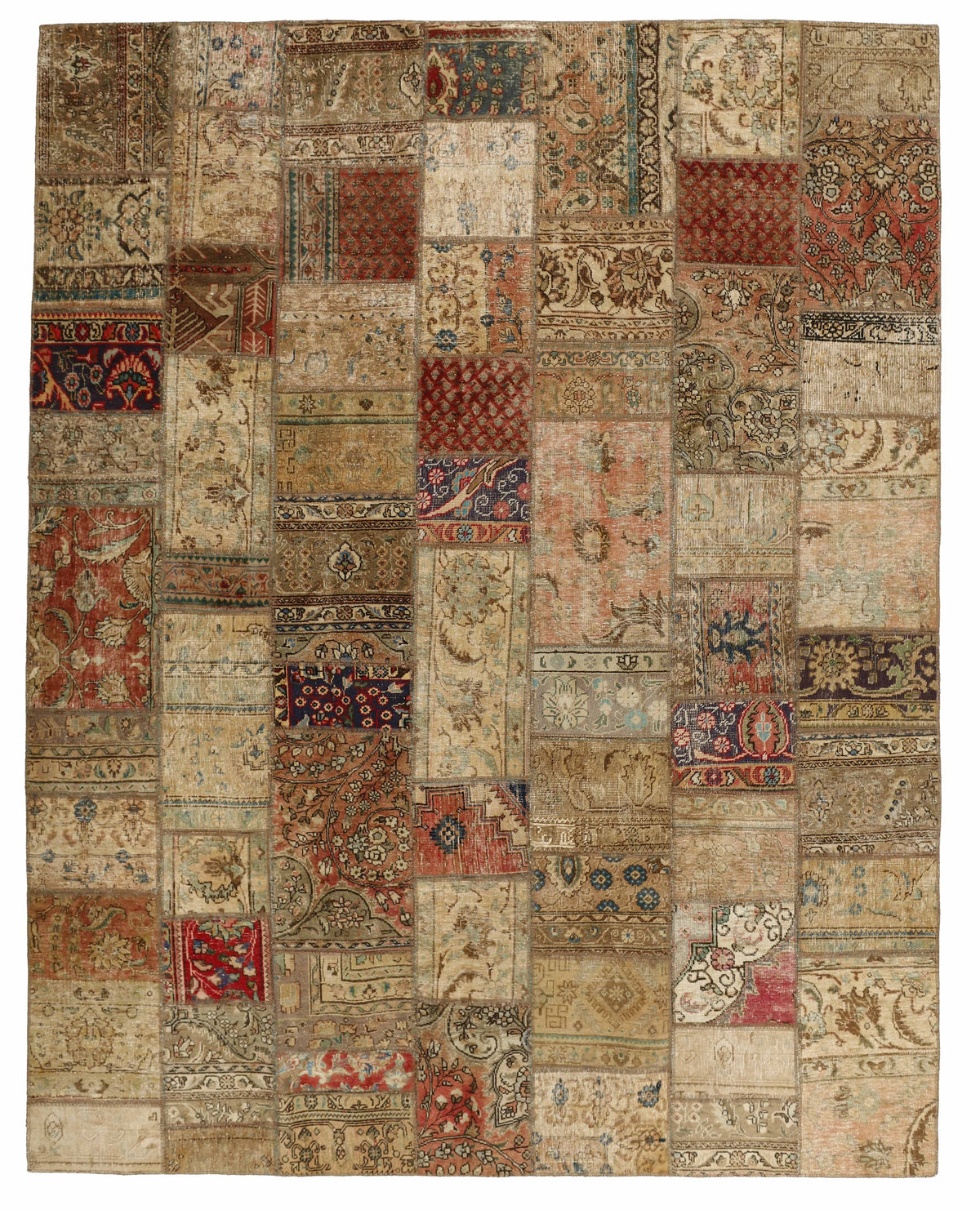 Vintage Royal Patchwork Rugs | Antique Persian Handcraft248 cm x 310 cm