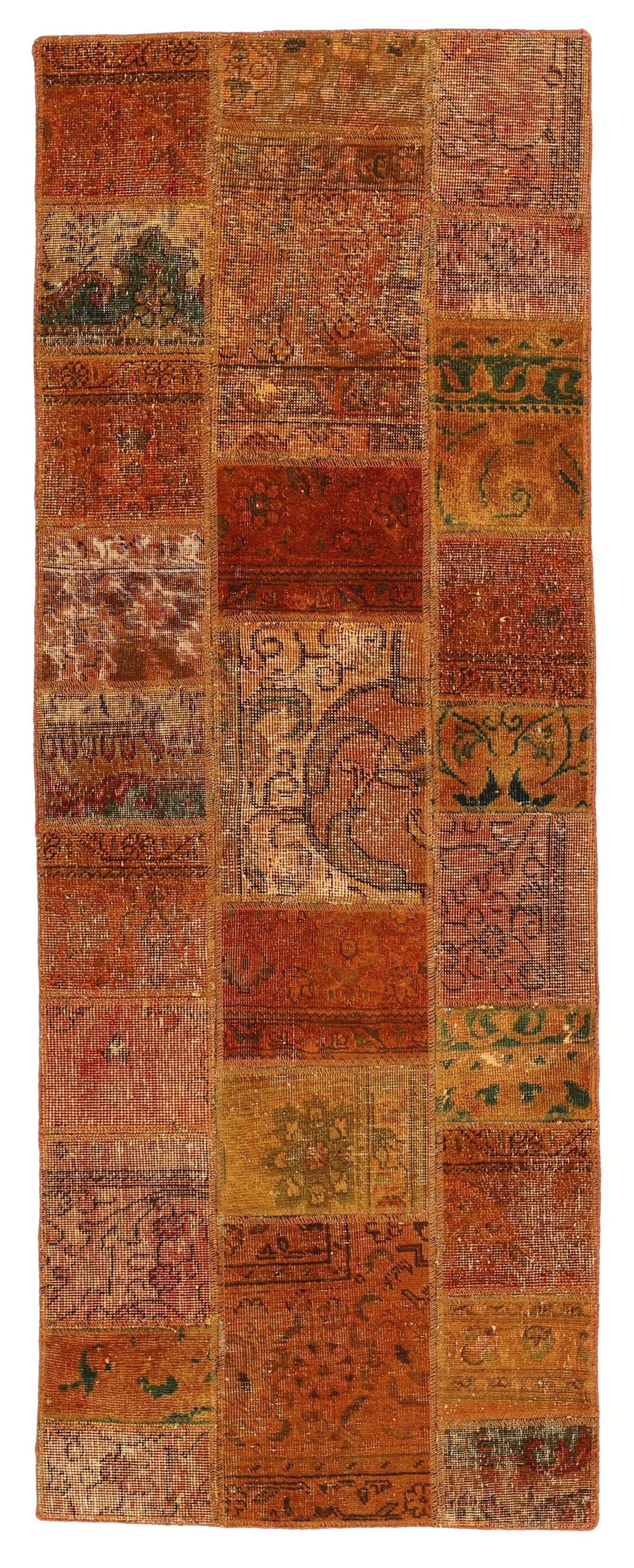 Vintage Royal Patchwork Rugs | Antique Persian Handcraft76 cm x 203 cm