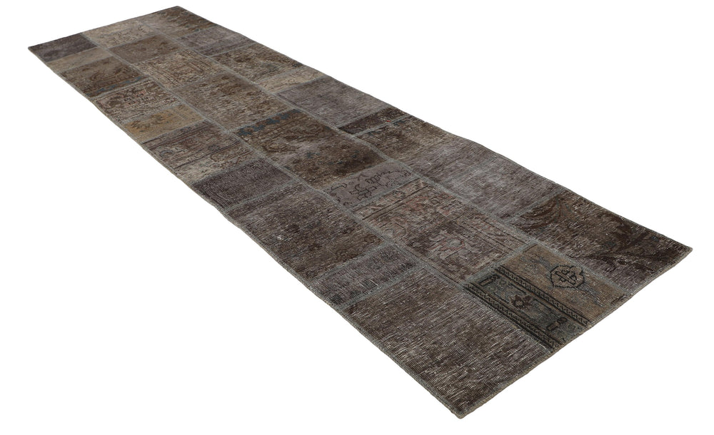 Vintage Royal Patchwork Rugs | Antique Persian Handcraft84 cm x 310 cm