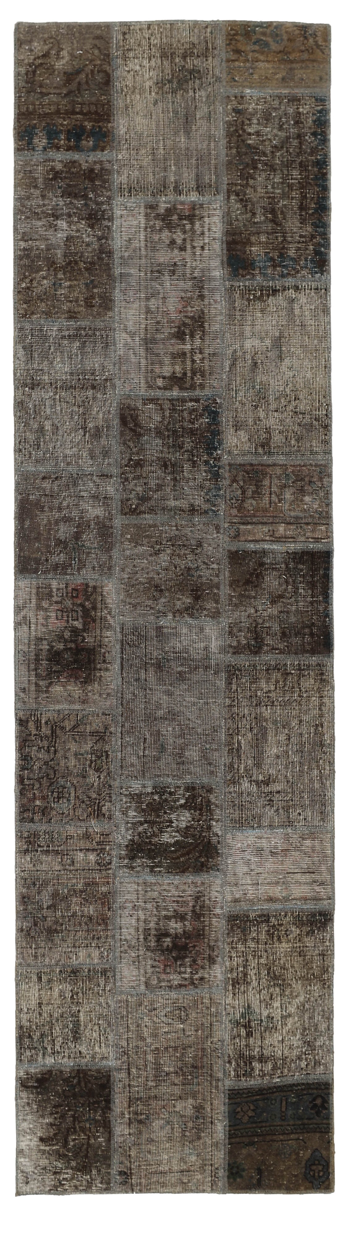 Vintage Royal Patchwork Rugs | Antique Persian Handcraft84 cm x 309 cm