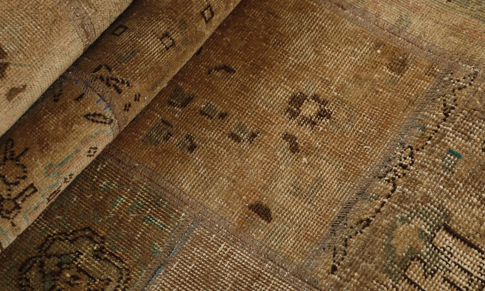 Vintage Royal Patchwork Rugs | Antique Persian Handcraft81 cm x 311 cm