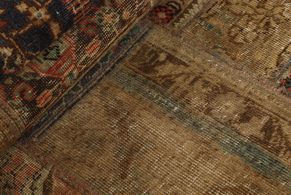 Vintage Royal Patchwork Rugs | Antique Persian Handcraft84 cm x 309 cm