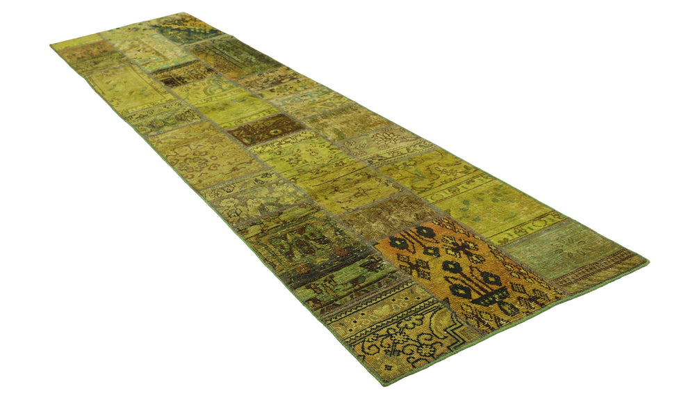 Vintage Royal Patchwork Rugs | Antique Persian Handcraft82 cm x 305 cm