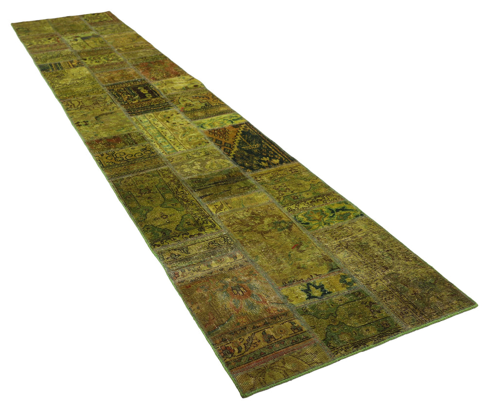 Vintage Royal Patchwork Rugs | Antique Persian Handcraft81 cm x 410 cm