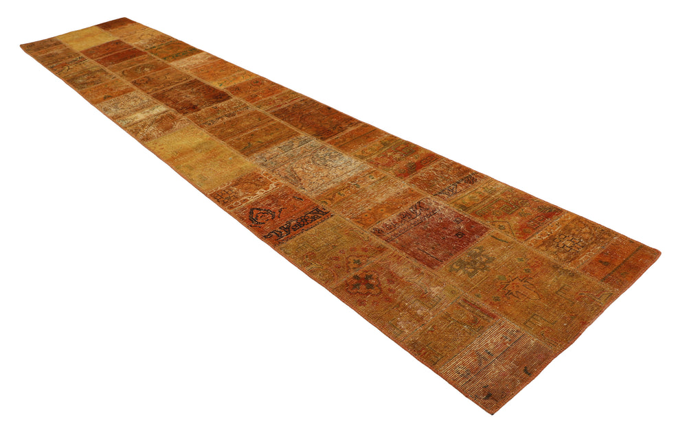 Vintage Royal Patchwork Rugs | Antique Persian Handcraft81 cm x 417 cm