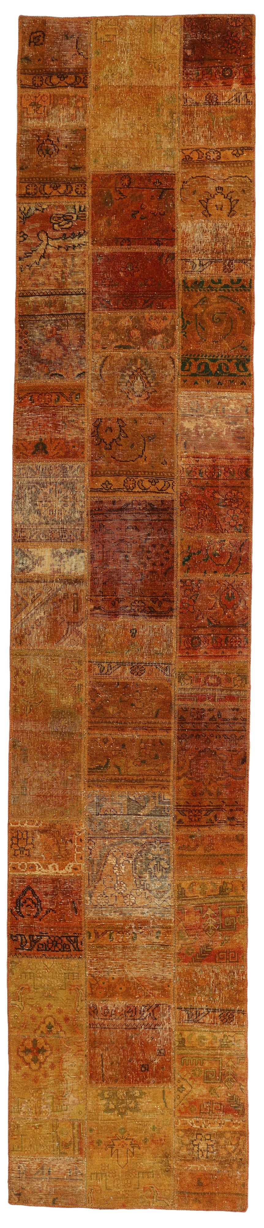 Vintage Royal Patchwork Rugs | Antique Persian Handcraft81 cm x 417 cm