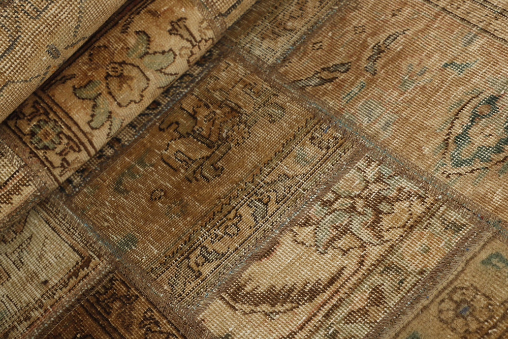Vintage Royal Patchwork Rugs | Antique Persian Handcraft82 cm x 410 cm