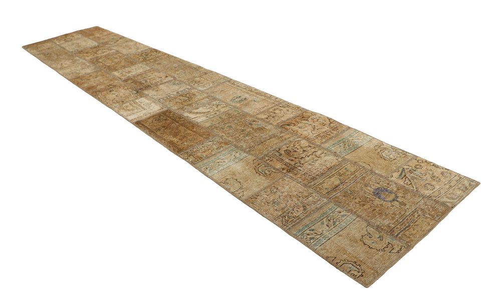 Vintage Royal Patchwork Rugs | Antique Persian Handcraft82 cm x 410 cm