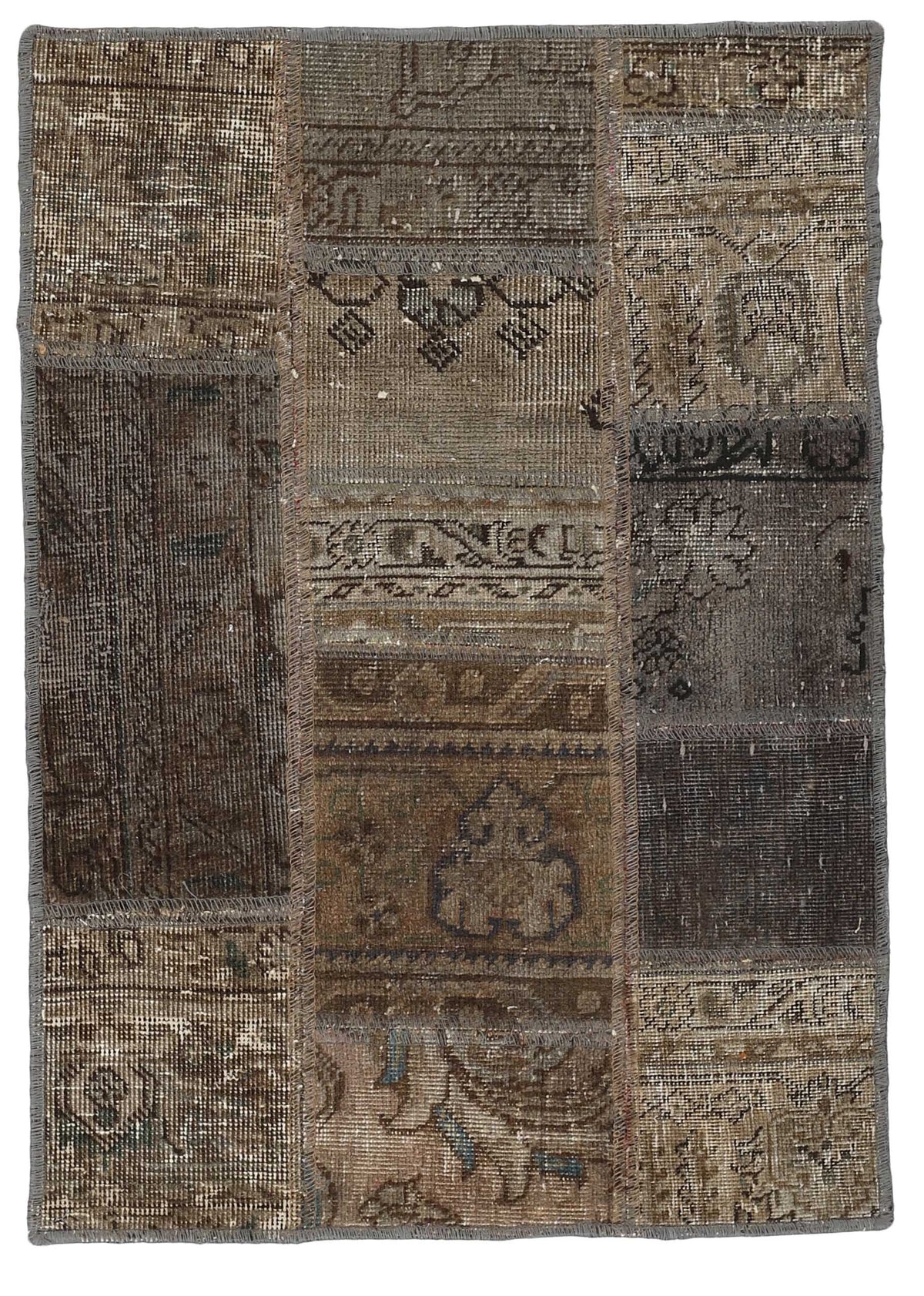 Vintage Royal Patchwork Rugs | Antique Persian Handcraft60 cm x 90 cm