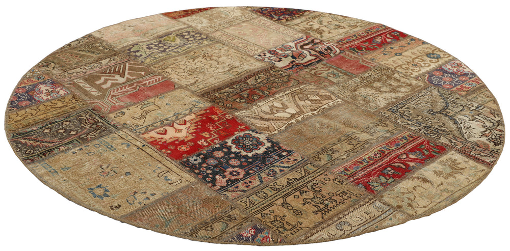 Vintage Royal Patchwork Rugs | Antique Persian Handcraft200 cm x 200 cm