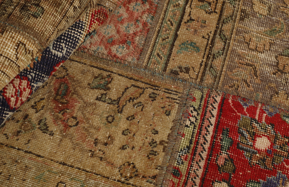 Vintage Royal Patchwork Rugs | Antique Persian Handcraft200 cm x 200 cm