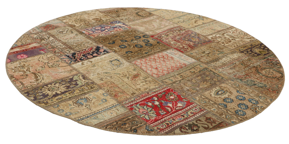 Vintage Royal Patchwork Rugs | Antique Persian Handcraft200 cm x 200 cm
