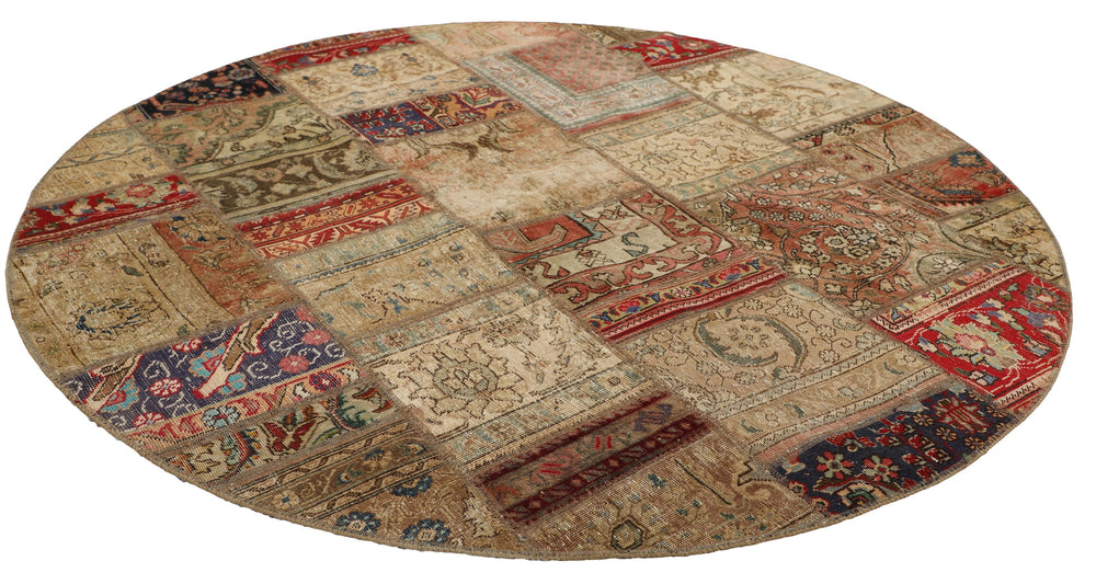 Vintage Royal Patchwork Rugs | Antique Persian Handcraft200 cm x 200 cm