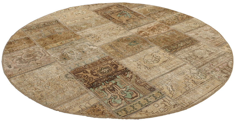 Vintage Royal Patchwork Rugs | Antique Persian Handcraft200 cm x 200 cm