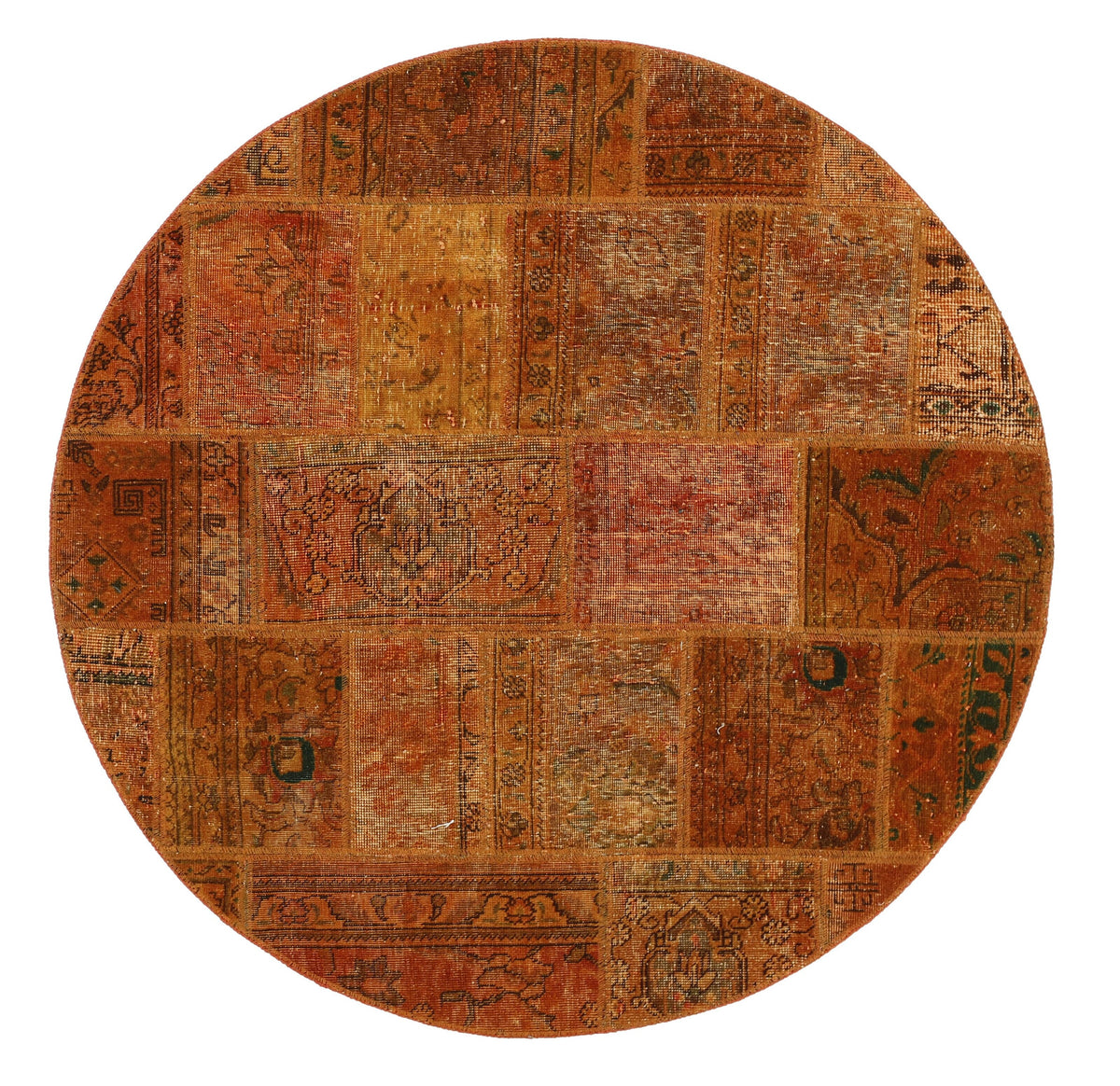 Vintage Royal Patchwork Rugs | Antique Persian Handcraft150 cm x 150 cm