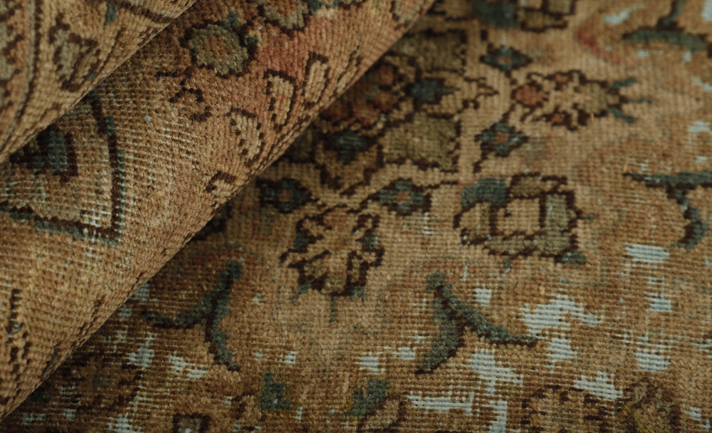 Vintage Royal Collection: Antique Persian Hand-Knotted Rugs in Stonewashed, Recoloured Finishes187 cm x 273 cm