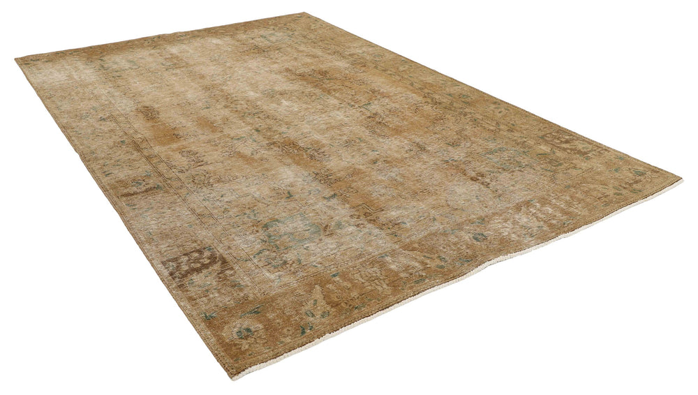 Vintage Royal Collection: Antique Persian Hand-Knotted Rugs in Stonewashed, Recoloured Finishes193 cm x 295 cm