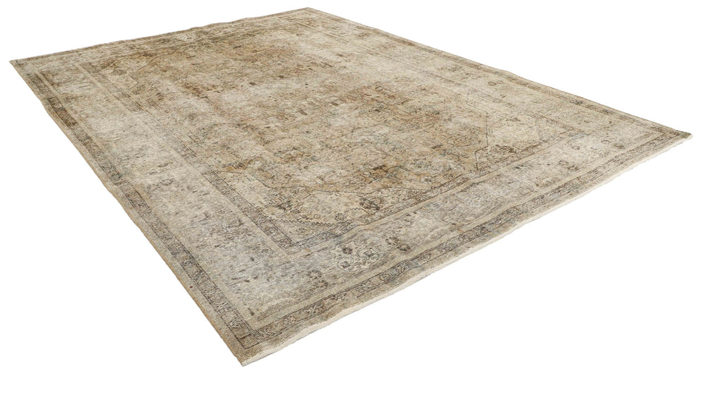 Vintage Royal Collection: Antique Persian Hand-Knotted Rugs in Stonewashed, Recoloured Finishes246 cm x 340 cm